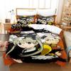3d Print Anime Soul Eater Bedding Set Single Twin Full Queen King Size Bed Set Adult Kid Bedroom Duvet Cover Sets Home Textiles