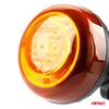 Mini Rooster Warning Lamp 18 Led Flex R65 R10 12-24V W21Pl Amio-02921