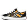 Vans Серия Old Skool Письменные Низкие Кеды для Скейтбординга Унисекс Кроссовки Черный Желтый VN0A4U3BWTX
