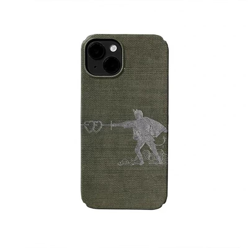 Роскошный корейский чехол Clmj Ins Красный Крест для iPhone 17 16 15 14 13 12 11 Pro Max Plus с глянцевой пленкой Жесткий чехол из поликарбоната
