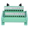 Terminal Block Connector PLC Module IDC20P 35mm DIN Rail Wiring Electrical Supplies