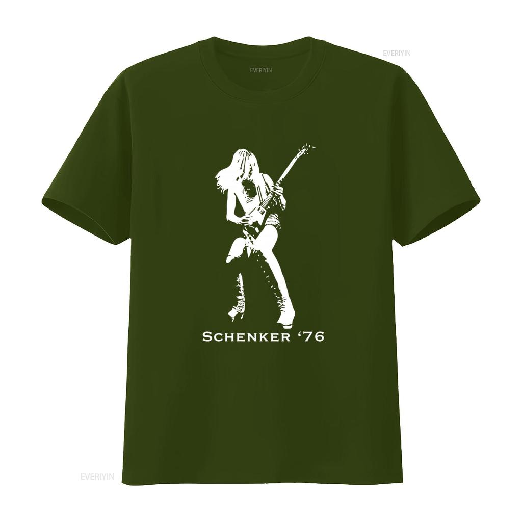 Vintage Michael Schenker 76 Guitarist Rock Band Mens T Shirt Royal Blue All Sizes vintage Washed Breathable Slightly