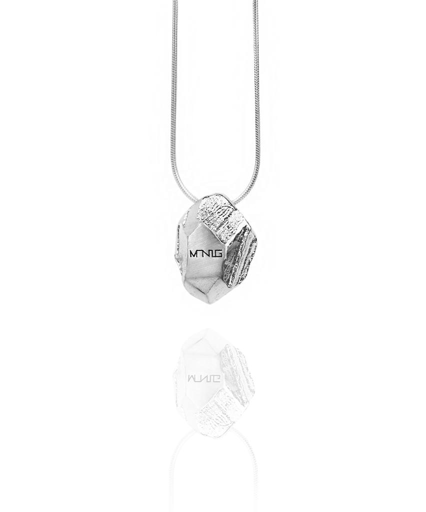 Manig Cragg P Silver Necklace