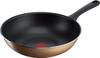 Tefal Deep For Gas Fire Free of Healthy Substances such as Gold Wok B58619 [Только онлайн] Кастрюля для жарки, 28 см, Wok, только, PFOA, антипригарное покрытие, долговечная