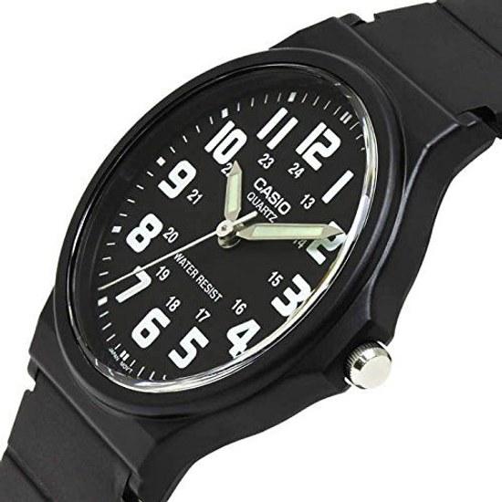 Casio Кварцевые часы MQ-71-1B мужские унисекс смола черный повседневные