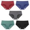 Women's Cotton Hipster Panties Cheeky Stretch Soft Bikini Underwear Mid Rise Full Coverage Ladies Briefs