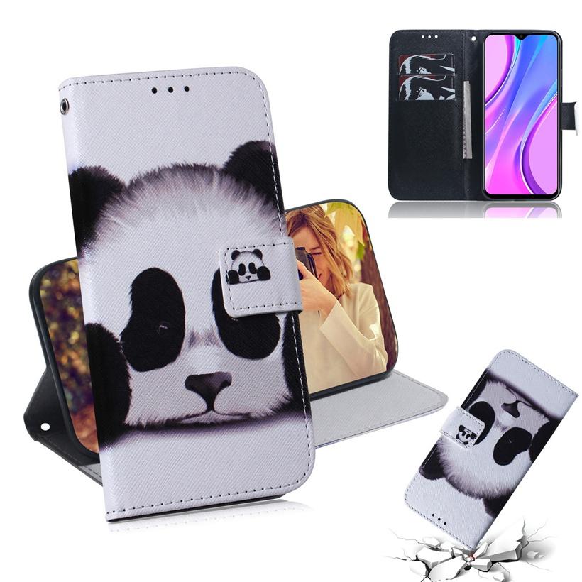 Чехол для Samsung A10 A20 A30 A40 A50 A60 A70 A10s A20s A20e A30s A50s Panda Dog Tiger Lion Раскрашенная книга Флип кожаный чехол для телефона