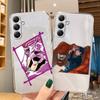 Мягкий прозрачный силиконовый чехол с рисунком аниме для Samsung A55 M35 S24 Xiaomi Redmi Note 13 Poco C65 iPhone Camera Противоударный защитный чехол