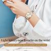 JINSHIDUN Brand Watch Heart Steel Automatic Mechanical Single Calendar Luminous Waterproof Women's Watch Women's Watch
