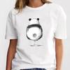 New Panda Lovely Cute T-shirt Clothing Cartoon Graphic Print Short Sleeve Fashion Casual Plus Size T Shirt Women