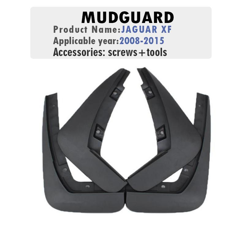 2008-2015 FOR JAGUAR XF X250 2009 2010 2011 2012 Mudguard Fender Mud Flap Guards Splash Mudflaps Car Accessories Front Rear 4pcs