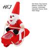 Large Dog Christmas Costume Santa Rider Costume, Outfit, Adjustable Closure, Funny Festival Pet Outfit Apparel for Small to Medium Dogs, Holiday Party