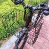 Bike Basket, Heavy-Duty Metal Wire Bicycle Basket with Hooks, Quick Install, Rust-Resistant, Large Capacity for Grocery Shopping Pets Daily Commuting