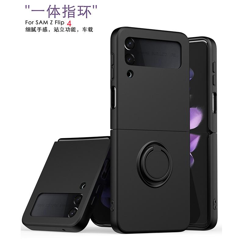 Прямая поставка чехол для мобильного телефона Samsung zflip4 подходящий для Amazon z5 со встроенным держателем-кольцом чехол для телефона с складным экраном