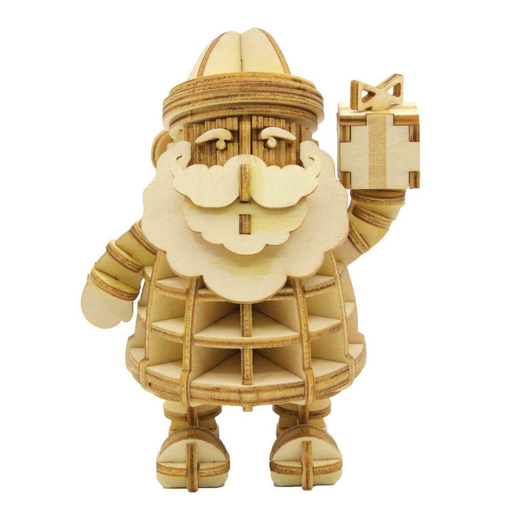 Incredibuilds Рождественский Праздничный Колл. Санта 3D Деревянная Модель