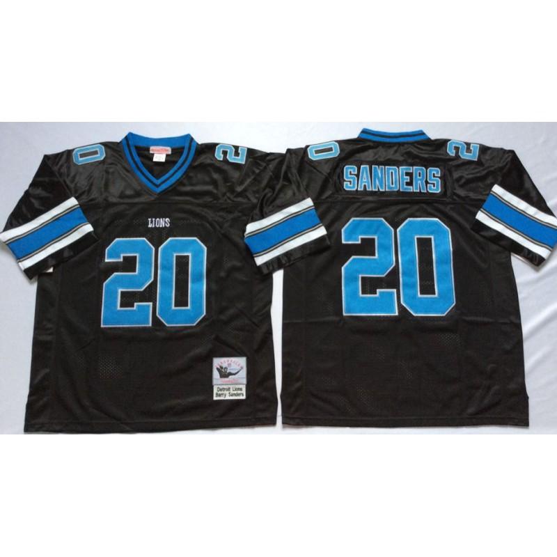 Retro Vintage Lions Team 20 American Football Jersey Embroidered Sportswear Unisex Cotton Blend Limited Edition