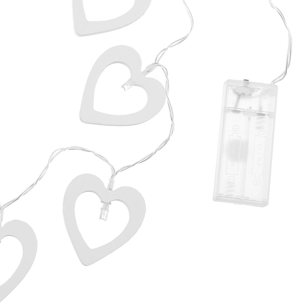 LED Heart Shaped Battery Box String Light Fairy Light Decor for Outdoor and Indoor Holiday Party