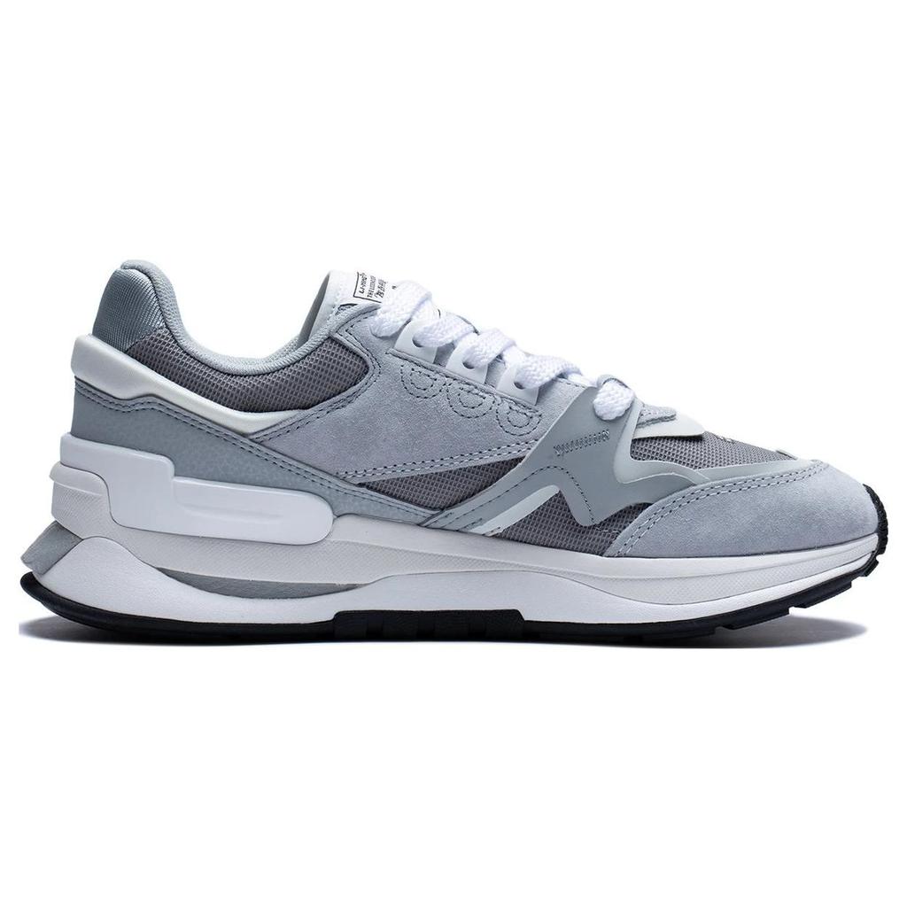 Li Ning 001 Chuxin V2 износостойкие дышащие низкие спортивные повседневные туфли мужские кроссовки серые белые AGCT017-3