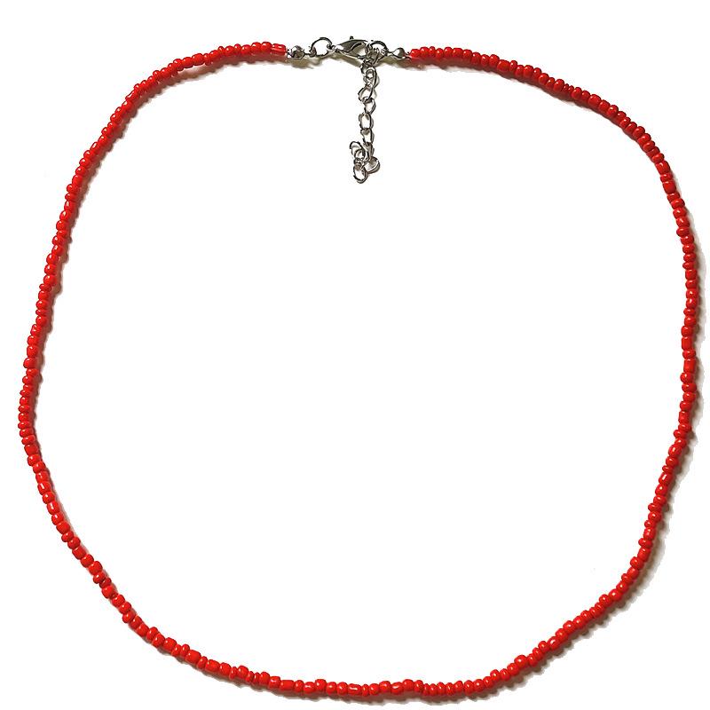 50см Красочное Богемное Колье-Чокер из Бисера – Идеально для Хэллоуина и Рождества