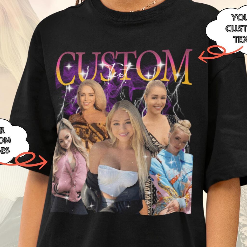 Custom Your Own Bootleg Tee, Retro Custom Bootleg Rap Tee, Custom Bootleg, Custom Your Photo, Insert Your Design, Vintage Graphic T-Shirt