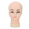 Female Bald Mannequin Head Skin Like PVC Professional Training Bald Head for Wig Making