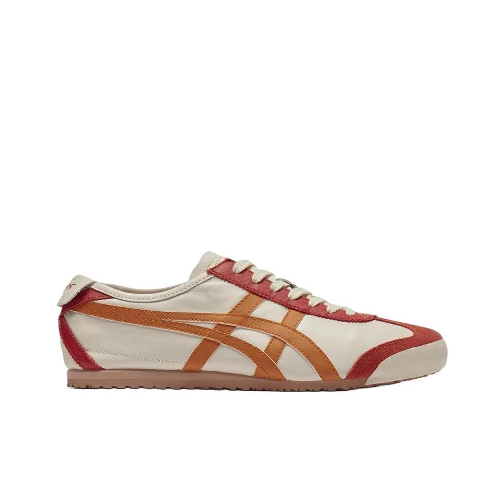 ONITSUKA TIGER Mexico 66 Удобные Универсальные Повседневные Кроссовки Унисекс Бежевые 1183C102-252