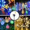 LED Solar String Lights For Wedding Christmas Party Patio Lawn Garden Decoration Lamp Waterproof Landscape Decoration Lighting