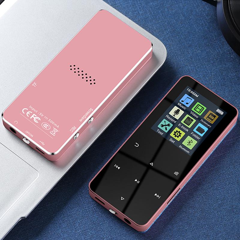 Поддержка Mp3, многоязычная металлическая сенсорная электронная книга, будильник, цветной сенсорный экран, шагомер, встроенный динамик Mp4, 1,8 дюйма
