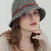 ACCLET Houndstooth Blend Belt Bucket Hat Black H034BK