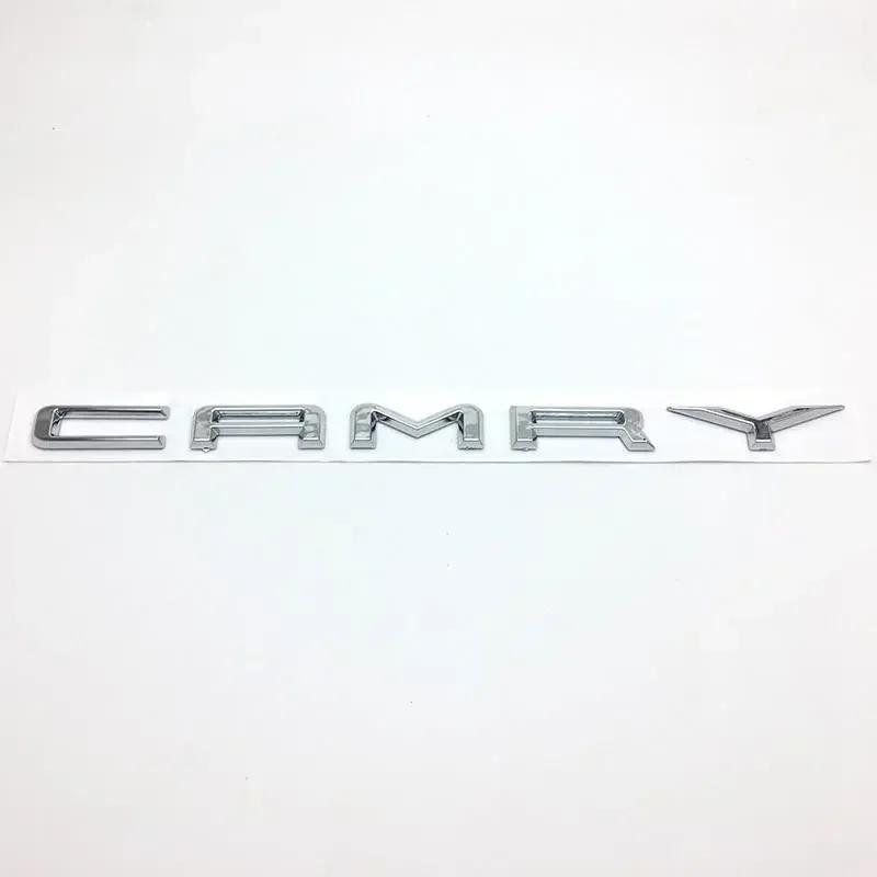 New CAMRY Letters Replace Emblem for Toyota Camry Car Trunk English Letter Logo Car Stickers