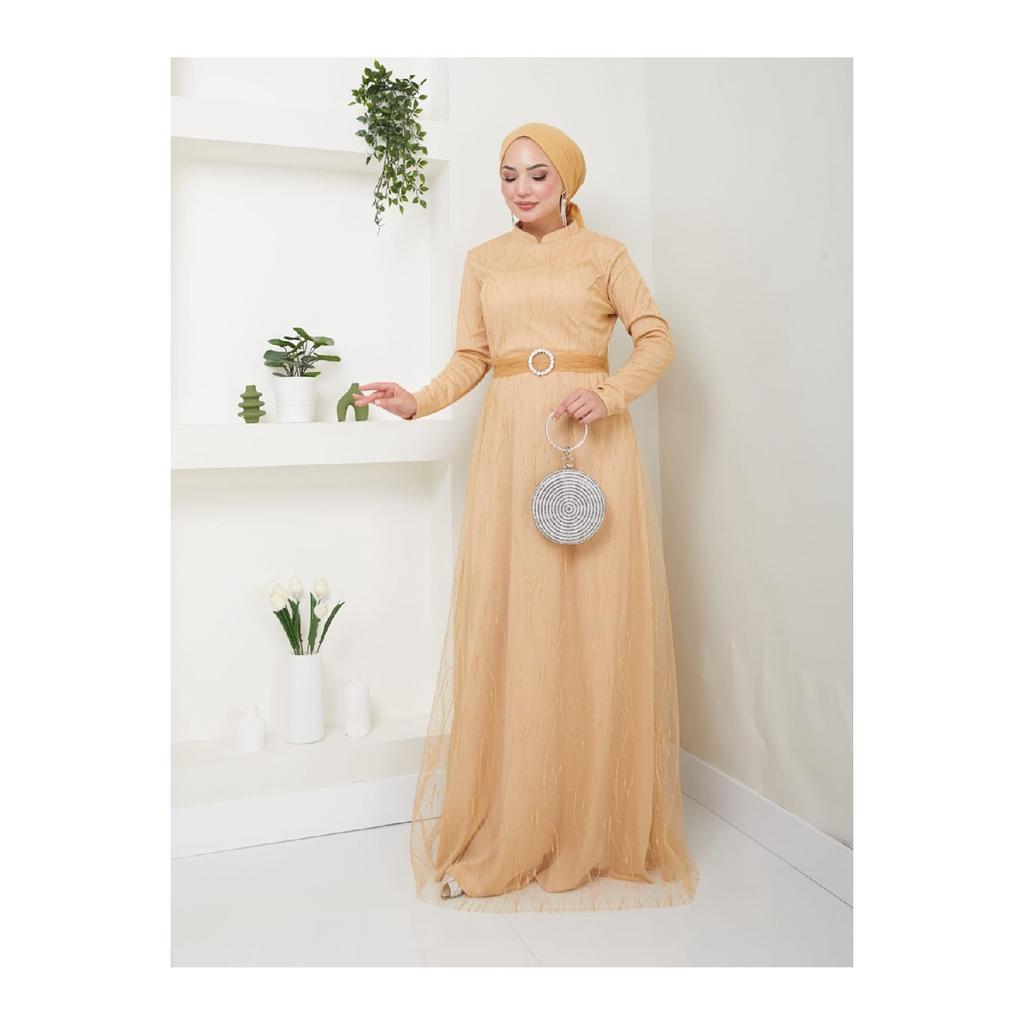 Лина Вечернее платье в хиджабе Lna001