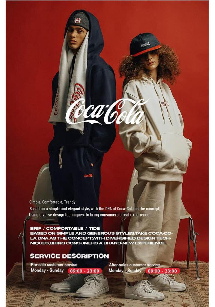 Хлопковая футболка с коротким рукавом в полоску Coca-Cola