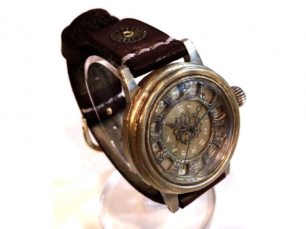 Часы Часы Koji Shinohara 14486951 Темно-коричневые [Handmade JHA] Мужские