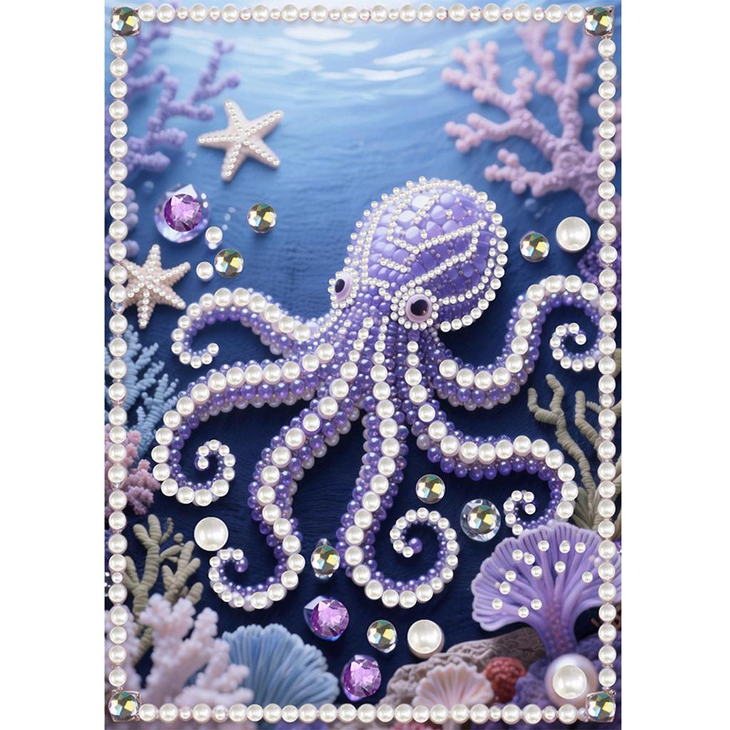 Animal Special Shaped 5D DIY Partial Drill Pearl Gem Diamond Art Painting Kit Home Decor Diamond Dots Pearl Gem Painting 30x40cm