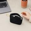 Hand Strap Coin Purse Women Purse, Fabric Mini Change Portable Small Japanese Casual Style Bag Zippered Pouch for Coins Cash Cards Lipstick