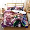 Fashion SAO  Art Print Three Piece Bedding Set Fashion Article Boys Or Adults For Beds Quilt Covers Pillowcases Bedding Set