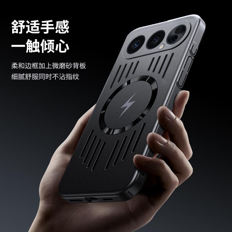 Применимо к чехлу для мобильного телефона Honor 600Pro Magic8 магнитное притяжение и теплоотвод Power2 роскошный легкий ПК металлическая краска