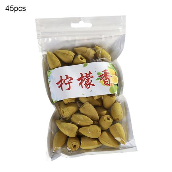 45 шт./компл. конус для благовоний, крошечная башня, благовония в форме конуса с естественным обратным потоком для спа