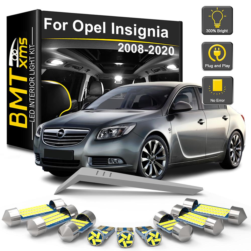 BMTxms Canbus Для Opel Insignia A G09/ST B 2008-2019 2020 Комплект светодиодных ламп для салона Купол Багажник Зеркало Бардачок Лампа Аксессуары Потолочные лампы 6