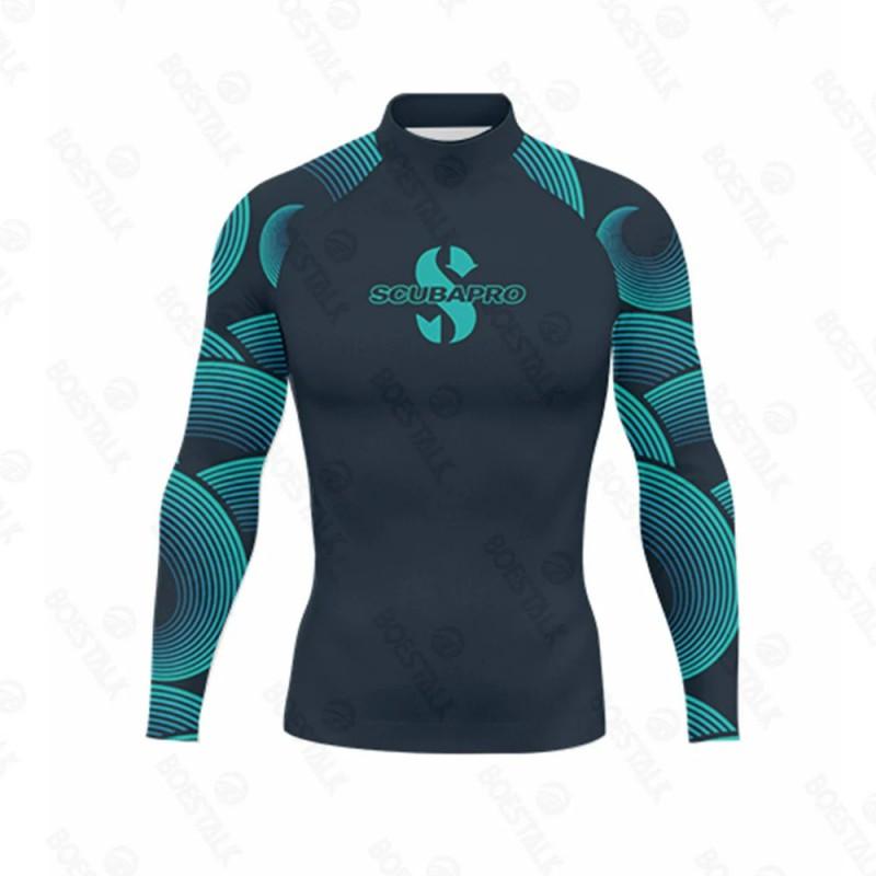 Mens Lightweight Quick-Dry Rash Guard UV Protection Swimwear Surfing Diving Beach Water Sports Summer