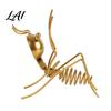 Metal Ant Wine Rack Rack Freestanding Bottle Holder Stable Retro Decorative Holder Art Ornament Red Stand for Home Kitchen Bar Decor Solid Stand