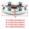 IDRQ9 4PCS 60mm Automotive Hub Cover Decoration Logo Center Cover Protective for Alfa Romeo Giulia Giulietta 159 Mito Spider GTA