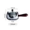 Heat Resistant 360 Degree Rotating Teapot Glass Brewing Teapot Multi-purpose Boiling Teapot  Home