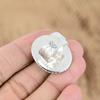 Натуральный лунный камень, многокаменный регулируемый перстень из серебра 925 пробы для девочек