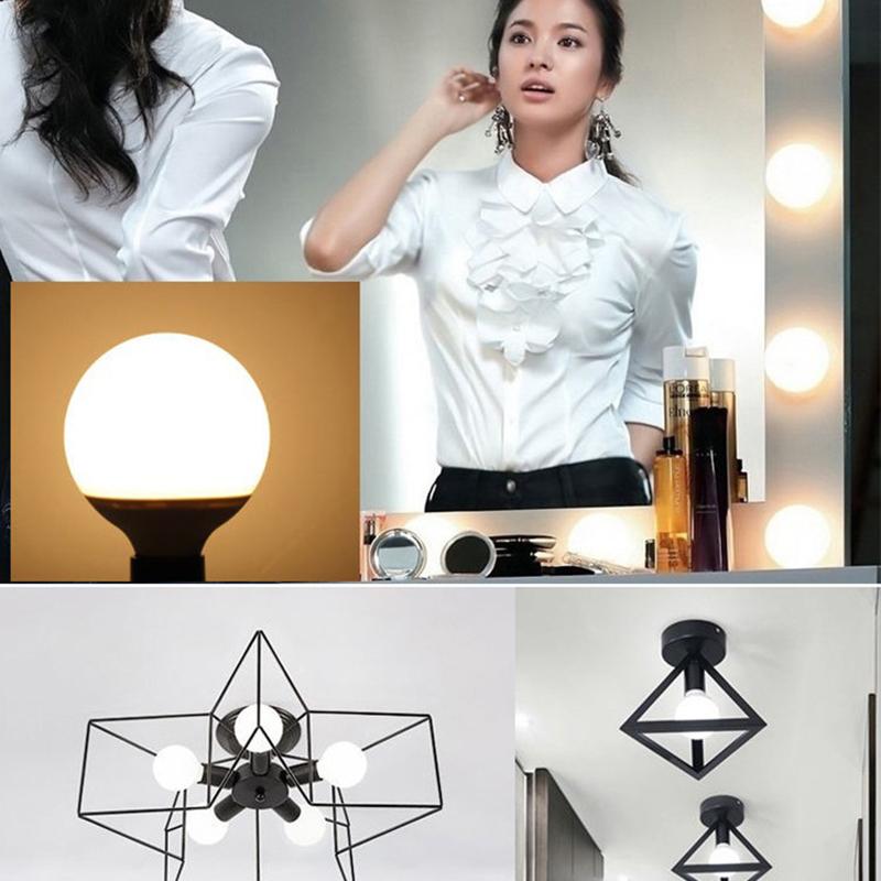 Led Bulb G60 G80 G95 E27 Screw Led Bulb High Brightness 5W 7W 12W Global Light 85-265V Ball Light For Chandelier Pendant Lamp