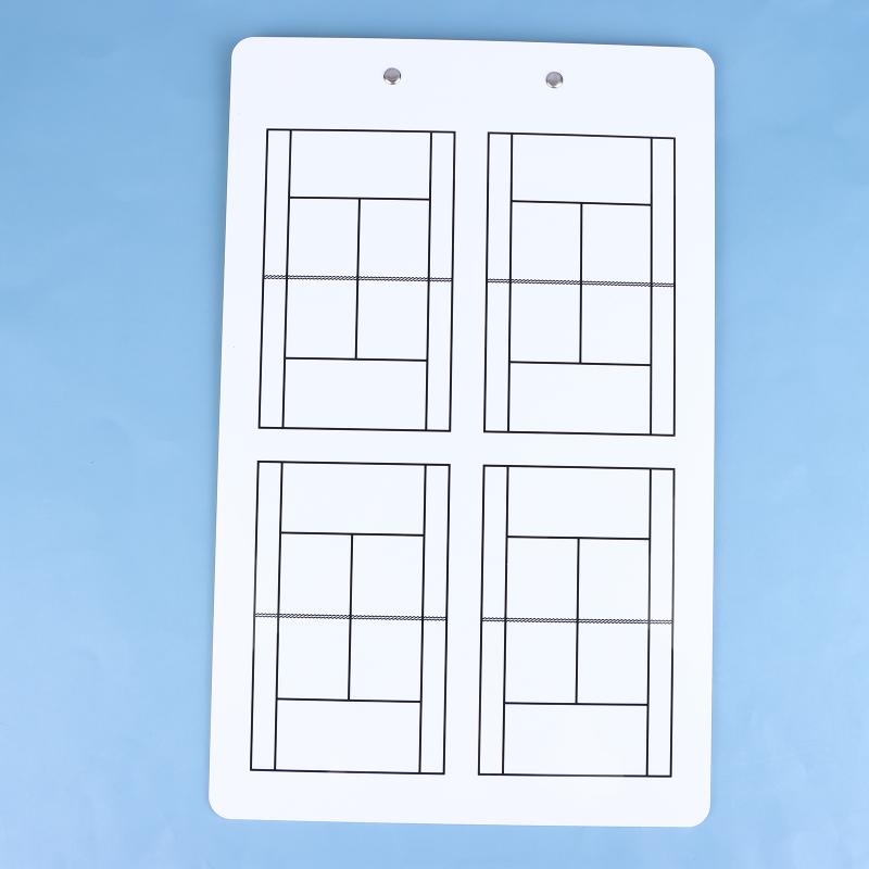 35x22CM Tennis Coaching Board Dry Erase Magnetic Strategy Clipboard for Coaches Reusable Planning Tool for Classroom and Courtside Use