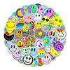 50 Smiling Faces Graffiti Stickers Car Suitcase Water Cup Computer Waterproof Stickers