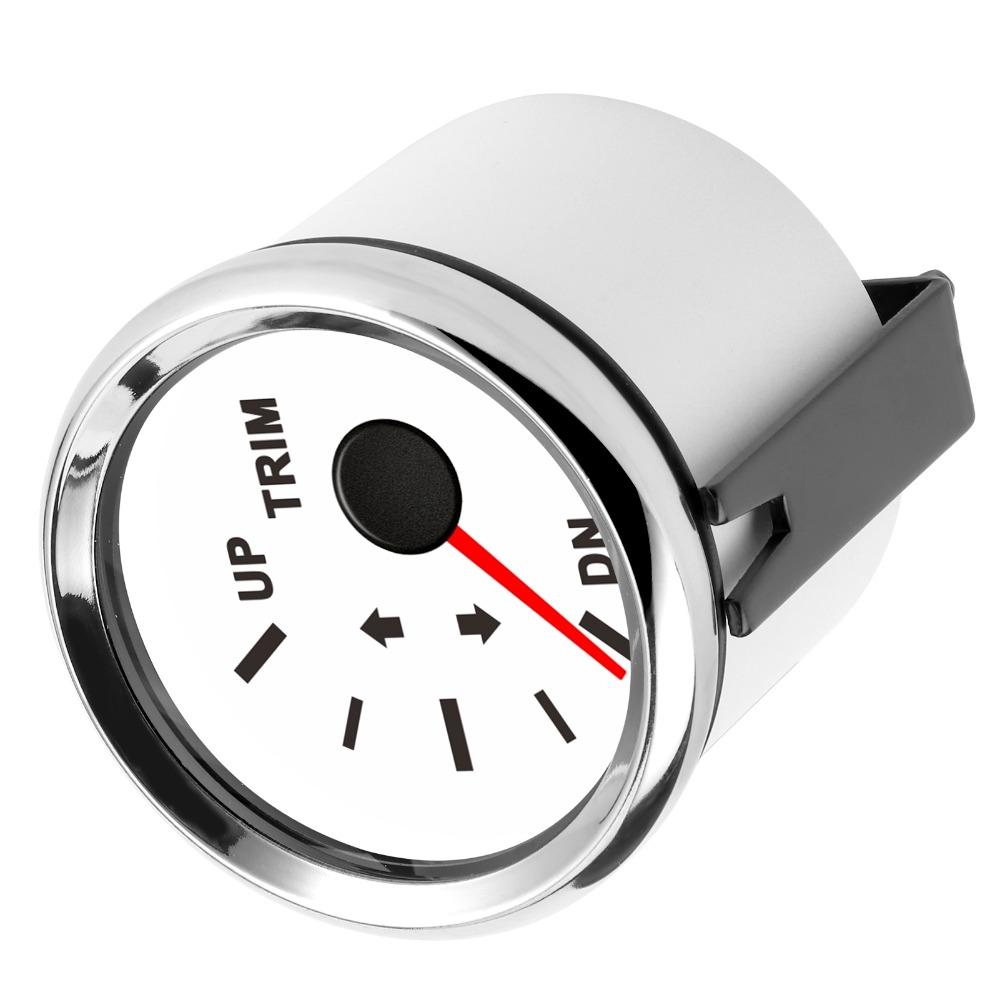 IP67 Waterproof Trim Balance Gauge 52mm Diameter Yacht Gauge Meter Ship Trim Indicator Marine Use