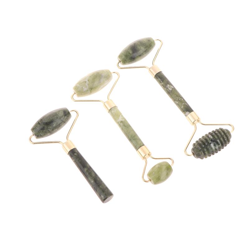 3 шт. Гуаша натуральный камень массаж лица нефритовый ролик Гуаша набор инструментов для массажа тела и лица спа