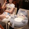 Cartoon Cat Plush Futon Thickening Seat Cushion Waist Against One Tatami Bedroom Floor Soft Mat Non-slip Chair Cushion